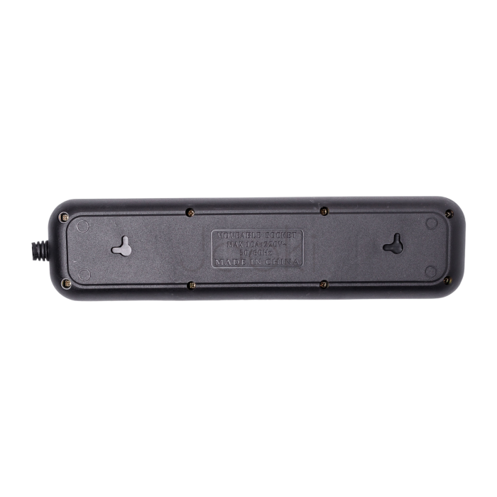 Мережевий фільтр 4.35 м подовжувач на 4 розетки з 3 USB 1 Type-C та кнопкою відключення HP-5-14 Твій стильний вибір 