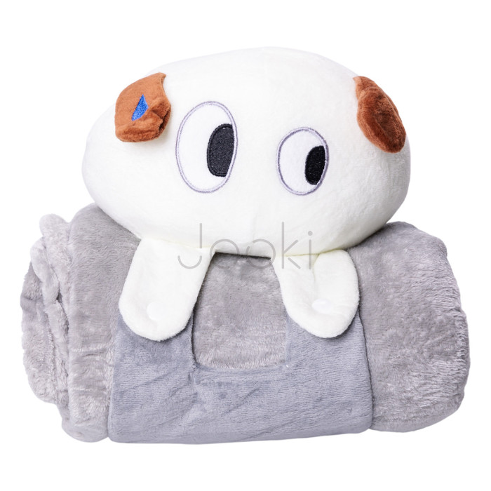 Мягкая игрушка-плед Собачка 120×160 (см) 2 в 1 Серый Colorful Home 5616-68G  Всегда под рукой 