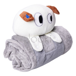 Мягкая игрушка-плед Собачка 120×160 (см) 2 в 1 Серый Colorful Home 5616-68G  Всегда под рукой 