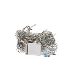 Новорічна гірлянда штора 1,5х1,5 м 64 LED білий провід Білий ZWM1564LEDW Твій стильний вибір 