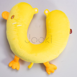 Подушка для шеи Duck U-образная желтый HP-56-4Y Проверенное качество Jooki