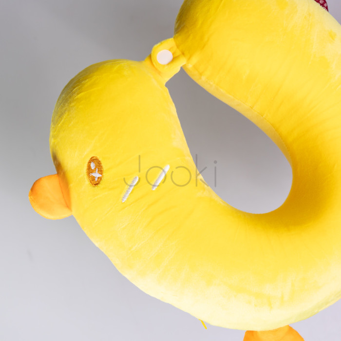 Подушка для шеи Duck U-образная желтый HP-56-4Y Проверенное качество Jooki
