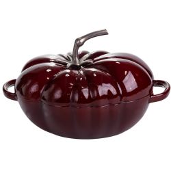 Кастрюля чугунная эмалированная Iron Tomato 2,5 л, бургунди Yiwu HP-FLG-20 burgundy