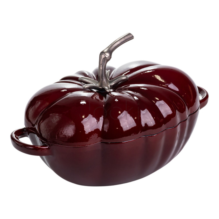 Кастрюля чугунная эмалированная Iron Tomato 2,5 л, бургунди Yiwu HP-FLG-20 burgundy  Jooki