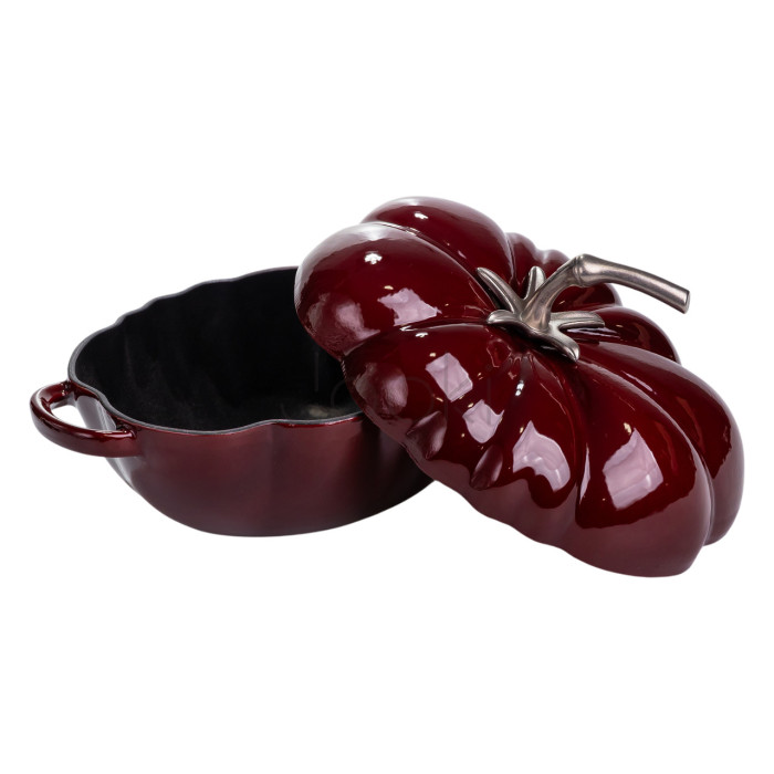 Кастрюля чугунная эмалированная Iron Tomato 2,5 л, бургунди Yiwu HP-FLG-20 burgundy  Jooki