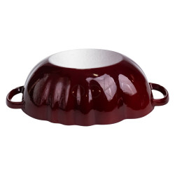 Кастрюля чугунная эмалированная Iron Tomato 2,5 л, бургунди Yiwu HP-FLG-20 burgundy  Jooki