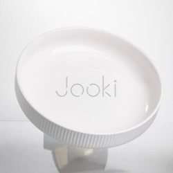 Фруктовниця порцелянова на золотій ніжці 26 см Yiwu LB-1584B  Jooki