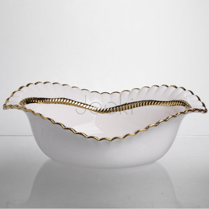 Салатниця порцелянова Sofia Gold 31 см Yiwu AP-23-1  Jooki