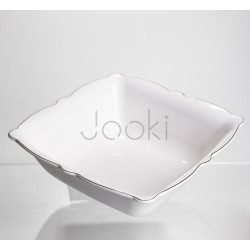 Салатница квадратная фарфоровая Pearl 26,5*26,5 см Yiwu HP-HK-C6