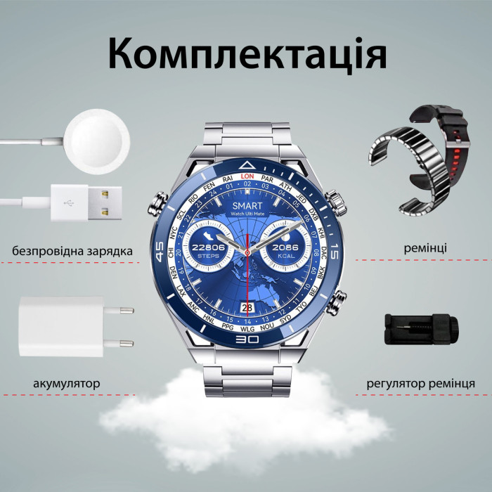 Смарт часы мужские водонепроницаемые умные часы с nfc часы для измерения давления Серый Проверенное качество Jooki
