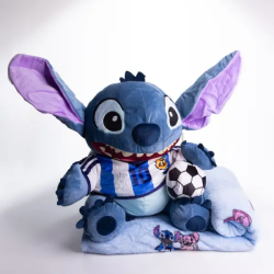Игрушка-подушка Стич с мячом и пледом 110х140 см коралловый 509-30  Jooki