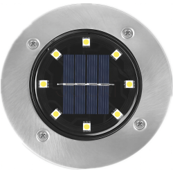 Уличный светильник грунтовой 8 LED с солнечной панелью 4 штуки в наборе автономный фонарь для сада светодиодный HP-L-1 Функциональность Jooki