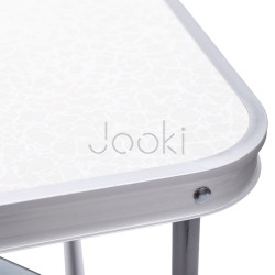 Стол для пикника раскладной 75×55×65 (см) Белый Jooki JY-7555W  Jooki