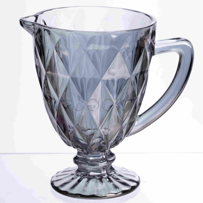 Глек для напитков Fractal стеклянный 1 литр HP-19-267 кувшин для лимонада прозрачный  Jooki