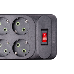 Мережевий фільтр подовжувач 3 м на 6 розеток 4 USB 2 Type-C та кнопкою вимкнення HP-5-15 Зручність і стиль Jooki