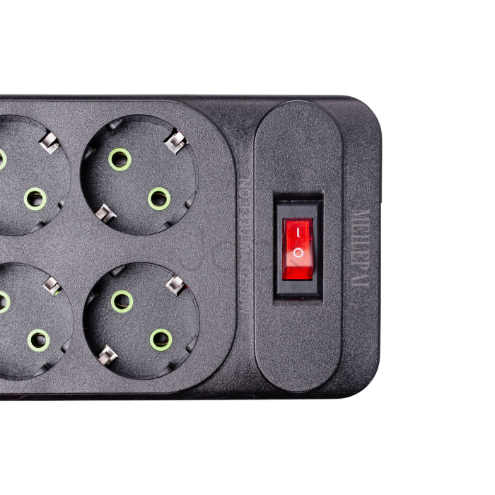 Мережевий фільтр подовжувач 3 м на 6 розеток 4 USB 2 Type-C та кнопкою вимкнення HP-5-15 Зручність і стиль Jooki