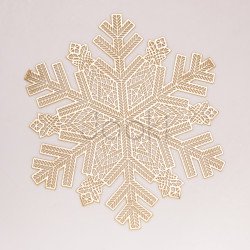 Коврик для сервировки стола Snowflake 38 см, золото HP-36327-13