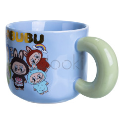 Чашка порцелянова Labubu Bring Joy 400 (мл) подарункова кружка прикольна чашка для дітей на подарунок FM-22C Зручність і стиль Jooki