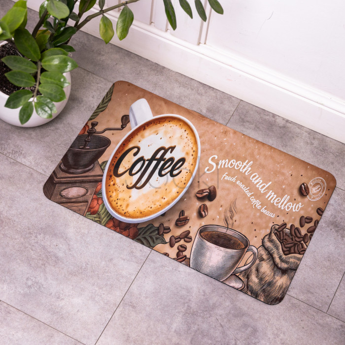 Коврик для кухни Coffee House 38*58 см диатомитовый HP-42-46 Удобство и стиль Jooki