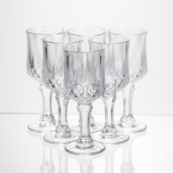 Набор рюмок на ножке Vintage Crystal для крепких напитков 6 штук 50 мл Yiwu HP-34-75