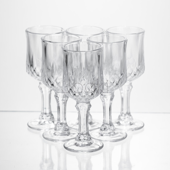 Набор рюмок на ножке Vintage Crystal для крепких напитков 6 штук 50 мл Yiwu HP-34-75 Практическое решение Jooki