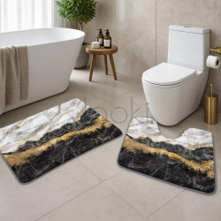 Набір килимків для ванної та туалету Modern Marble 50*80/40*50 см Yiwu HP-42-182  Jooki