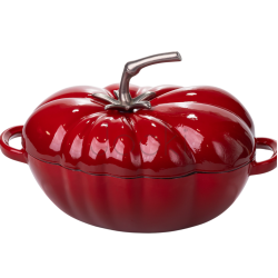 Каструля чавунна емальована Iron Tomato 2,5 л, червоний Yiwu HP-FLG-20 RED