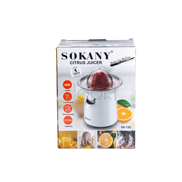 Соковыжималка для цитрусовых Sokany SK-726 300ml Проверенное качество Jooki