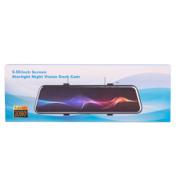 Видеорегистратор зеркало с камерой заднего вида Touch Screen Super FULL HD парктроник Vechicle Blackbox DVR  Jooki