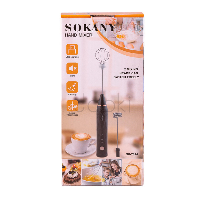 Капучинатор для молока Sokany SK-201A Черный  Jooki