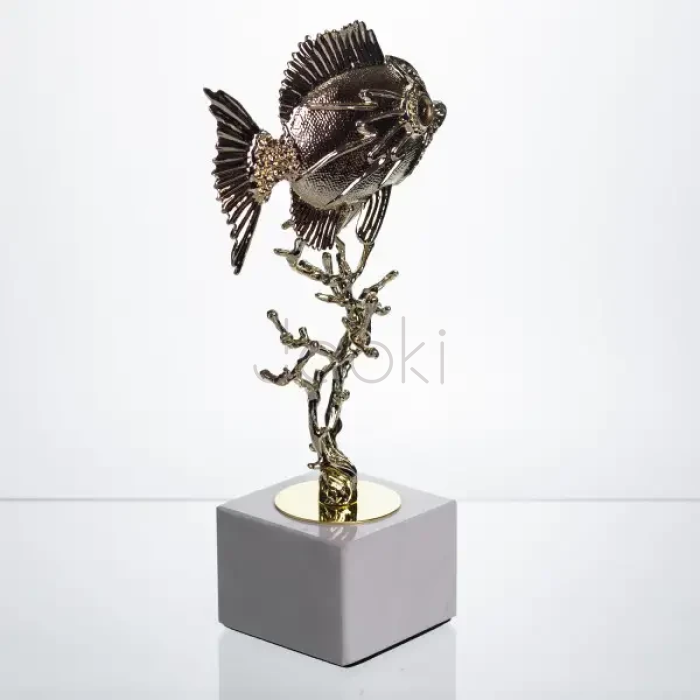 Декоративная фигурка Gold Fish 16x8x30 см металлическая HP-7-18  Jooki