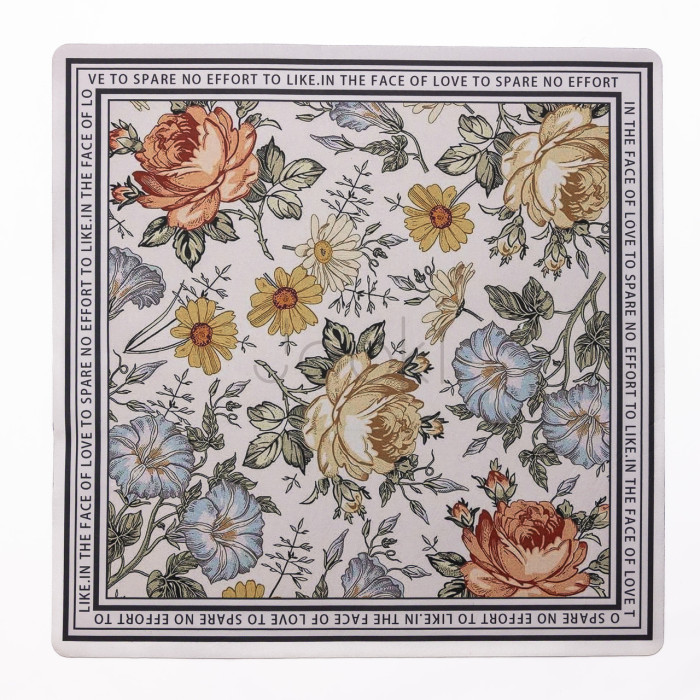 Коврик для ванной комнаты Flowers 58*58 см диатомитовый HP-42-7  Jooki