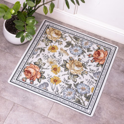 Коврик для ванной комнаты Flowers 58*58 см диатомитовый HP-42-7  Jooki