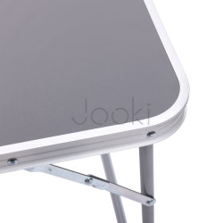 Стіл для пікніка розкладний 75×55×65 (см) Сірий Jooki JY-7555G Твій стильний вибір 