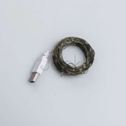 Гирлянда роса 20 метров USB на 200 led светодиодов капля зеленый провод мультиколор Для комфорта каждый день 