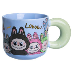 Чашка фарфоровая Labubu 400 (мл) подарочная кружка прикольная чашка для детей на подарок FM-22D Надежный выбор Jooki