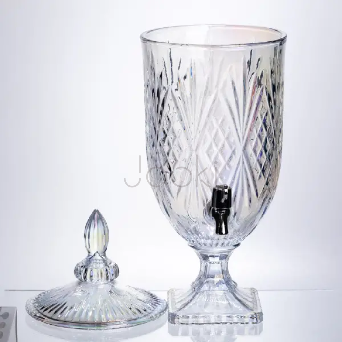 Лимонадница Crystal Trinity 5 литров с краном для мохито малока сока напитков HP-19-303  Jooki