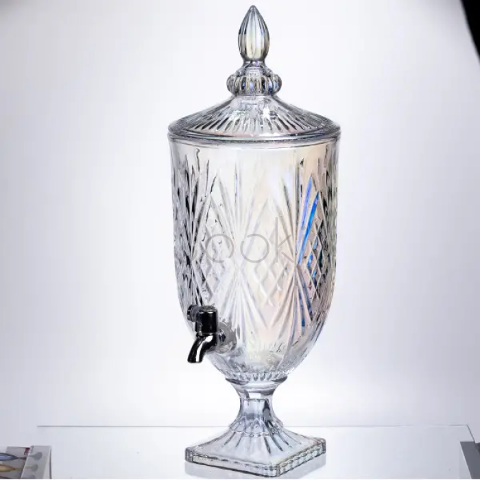 Лимонадница Crystal Trinity 5 литров с краном для мохито малока сока напитков HP-19-303  Jooki