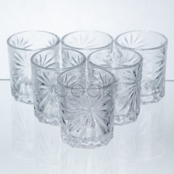 Набор рюмок для виски Shot glass 6 штук по 75 мл HP-17-34