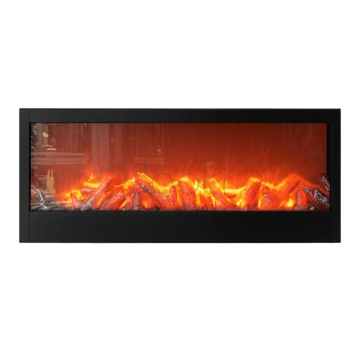 Камин декоративный с LED-подсветкой 60*10*20 см, черный Yiwu SP-26B Для комфорта каждый день 