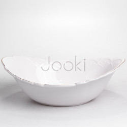 Салатница овальная фарфоровая Pearl 31,5*22*10 см Yiwu HP-HK-C33  Jooki