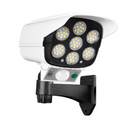 Уличный фонарь настенный 77 COB LED с датчиком движения и солнечной панелью автономная лампа для сада огорода HP-L-4  Jooki
