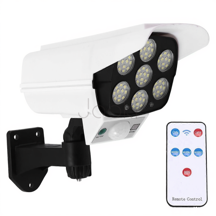 Уличный фонарь настенный 77 COB LED с датчиком движения и солнечной панелью автономная лампа для сада огорода HP-L-4  Jooki