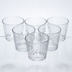 Набор стаканов для напитков Textured Tumbler 6 штук по 140 мл HP-17-17