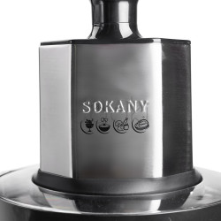 Чопер подрібнювач 800 Вт з чашею на 4,5 літрів 6 лез м'ясорубка Sokany SK-06033  Jooki