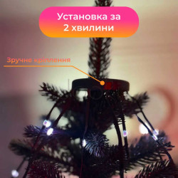 Умная гирлянда Smart 250 LED длина 2,5 м с управлением со смартфона зеленая, мультиколор Практическое решение Jooki