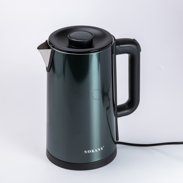 Электрочайник Sokany SK-09018 3 литра Зеленый  Jooki 