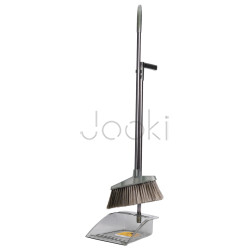 Комплект віник щітка совок довга ручка 25×25×95 см зелений Household HP-35015-7GR Практичне рішення Jooki