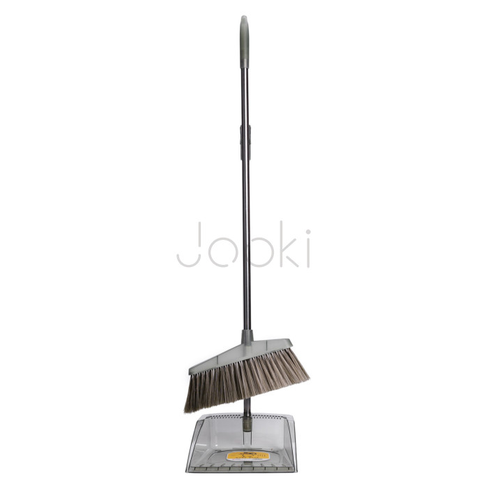 Комплект віник щітка совок довга ручка 25×25×95 см зелений Household HP-35015-7GR Практичне рішення Jooki