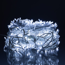 Гирлянда Рождественская фея уличная 50 м 500 LED белый провод Белый CF500L50MWW  Всегда под рукой 